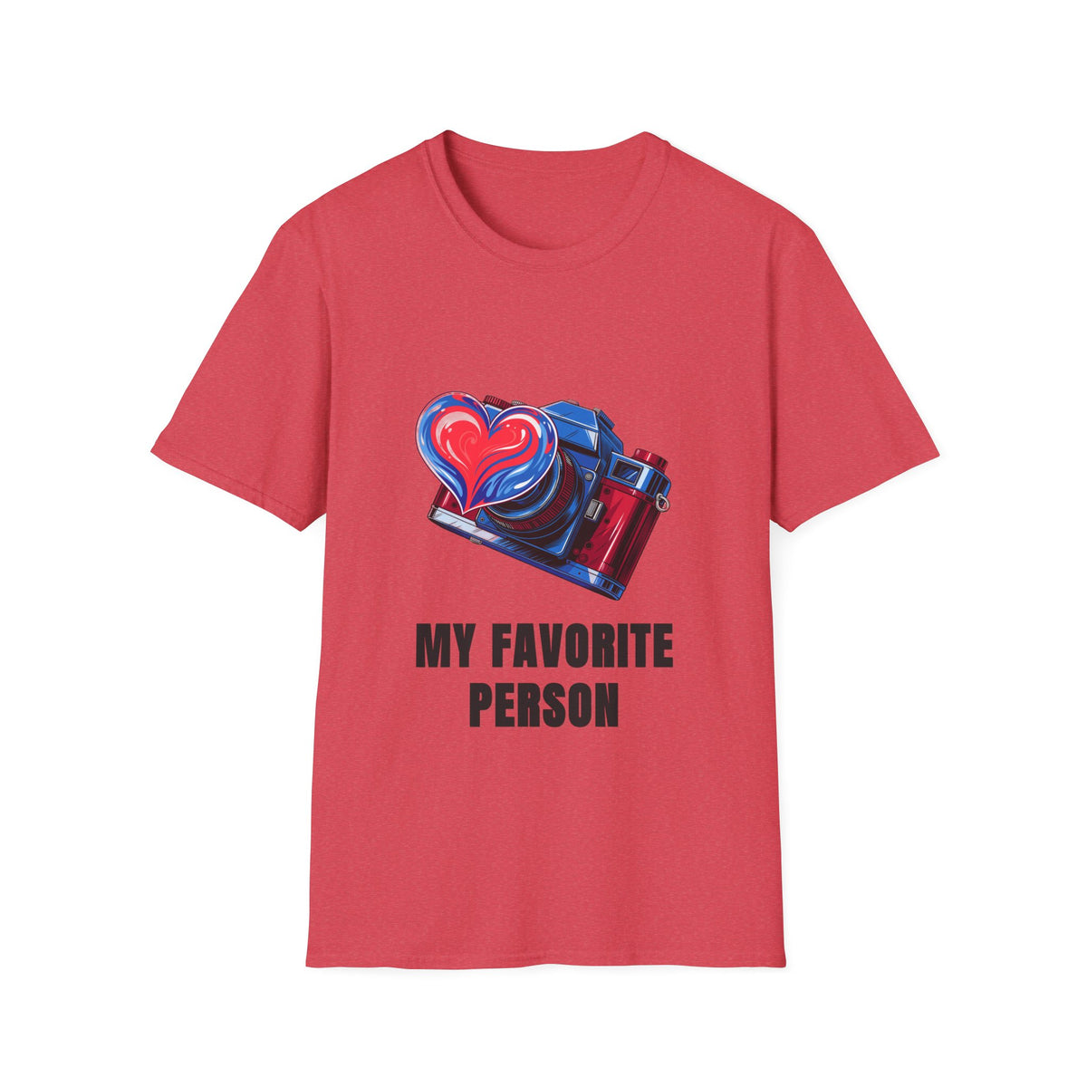 My Favorite Person Camera Heart T-Shirt — Photography Lover Graphic Tee - Trending Now - August 2026