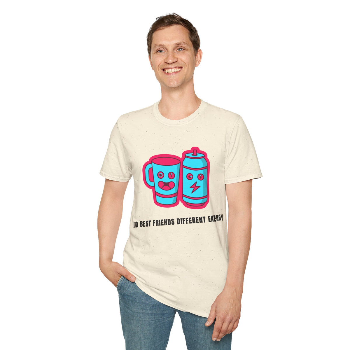 Battery & Cup Best Friends T‑Shirt — Cute Kawaii Coffee Mug and Battery Graphic Tee - Trending Now - September 2026