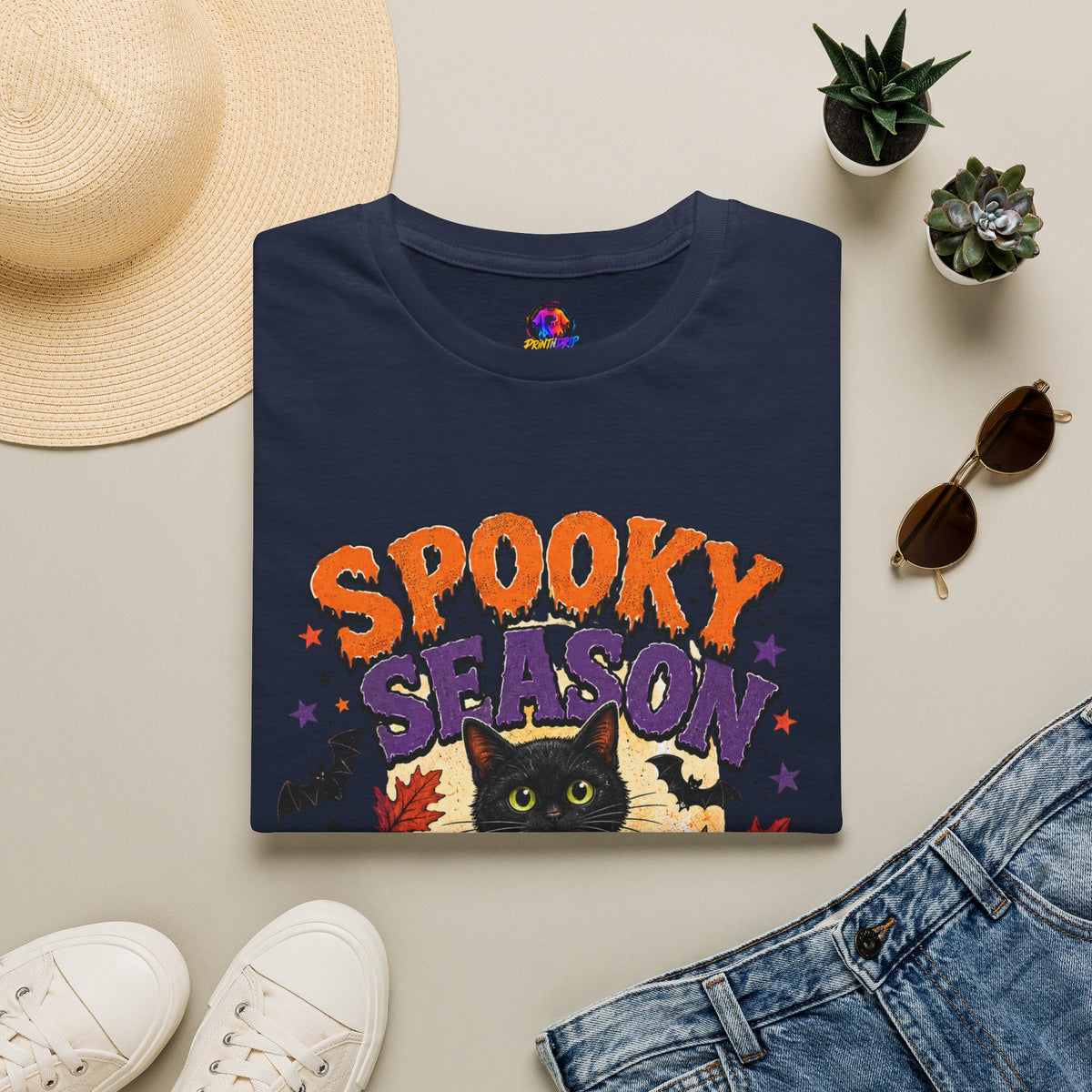Halloween Spooky Season Unisex Softstyle T-Shirt