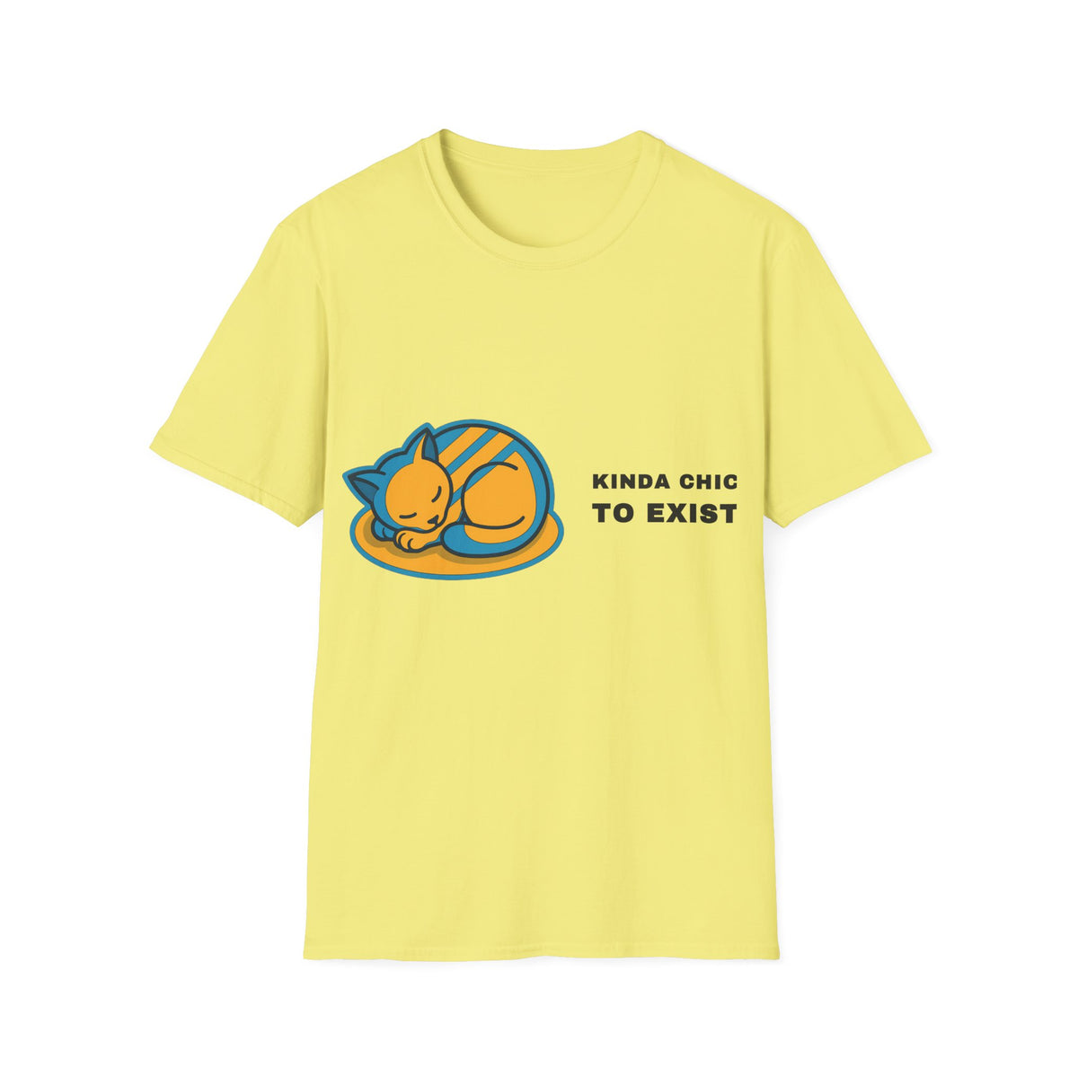 Cat Nap T‑Shirt - 'Kinda Okay To Exist' Cute Sleeping Cat Graphic Tee - Trending Now - September 2026