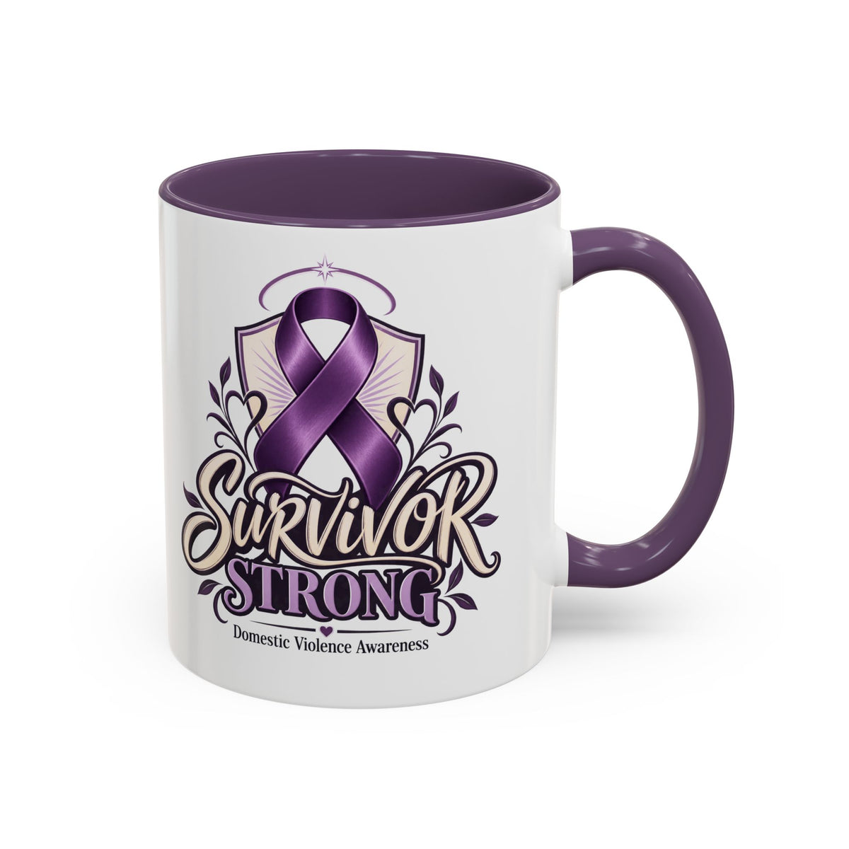 Domestic Violence Awareness Survivor Strong Coffee Mug