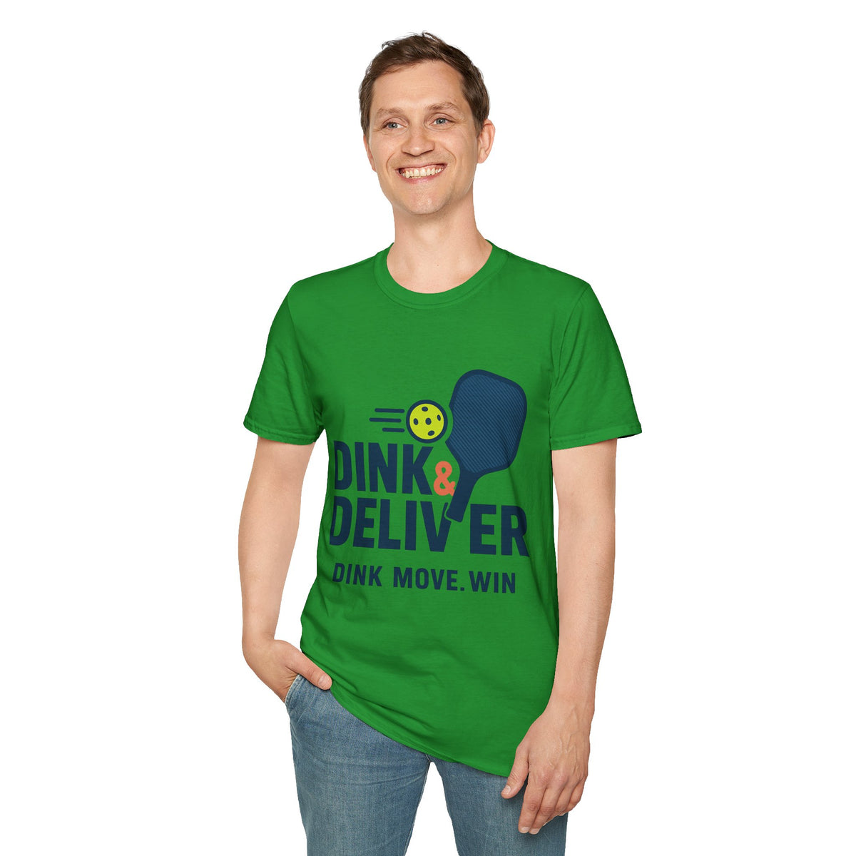 Pickleball Player T‑Shirt — 'Dink. Drive. Deliver.' Graphic Tee for Pickleball Fans - Trending Now - August 2026