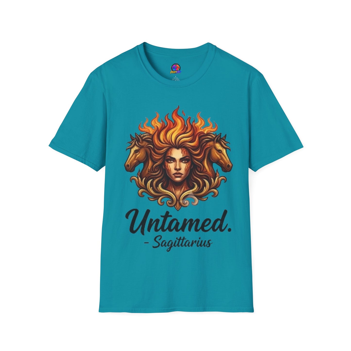 Sagittarius 'Untamed' Zodiac T-Shirt — Fiery Archer Astrology Tee