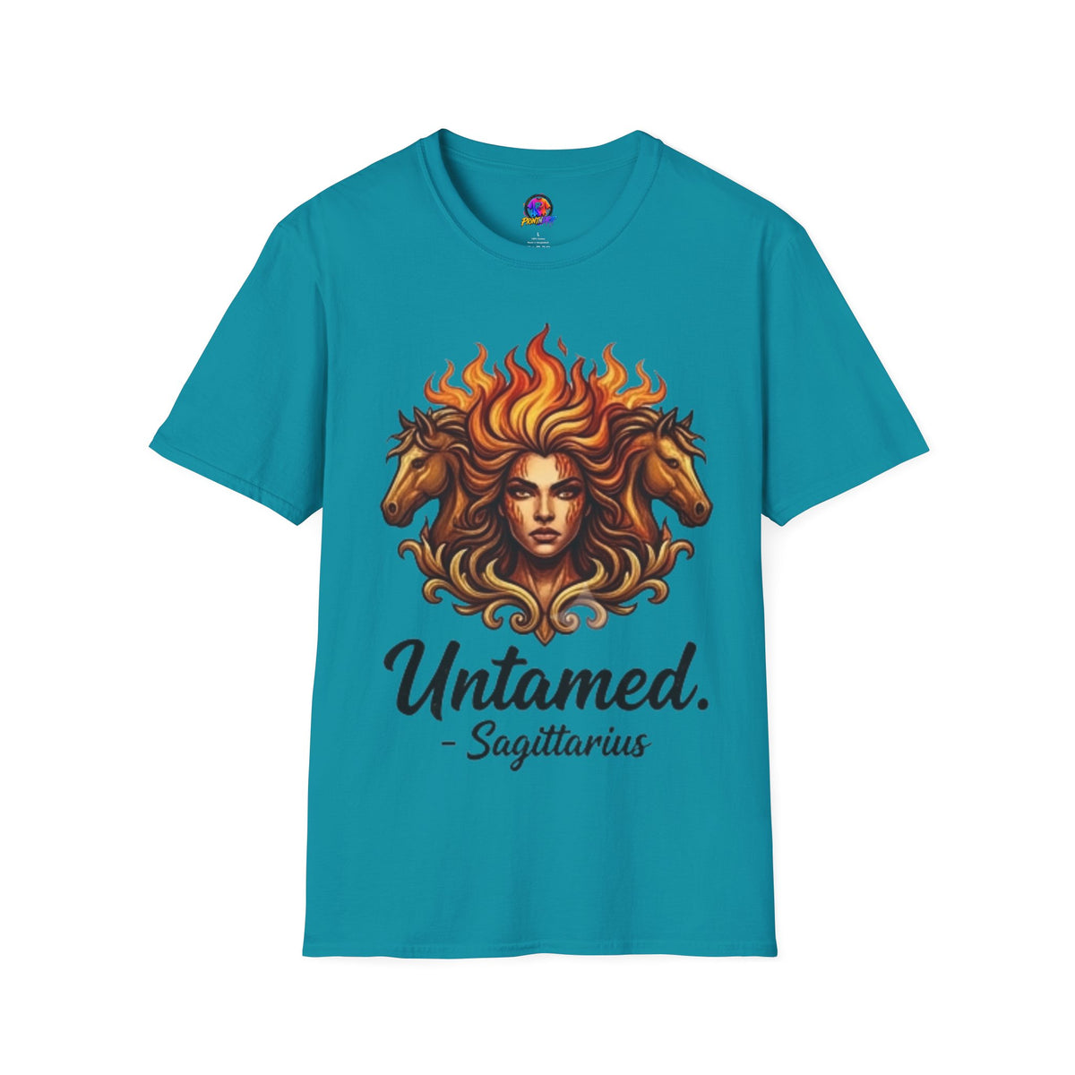 Sagittarius 'Untamed' Zodiac T-Shirt — Fiery Archer Astrology Tee