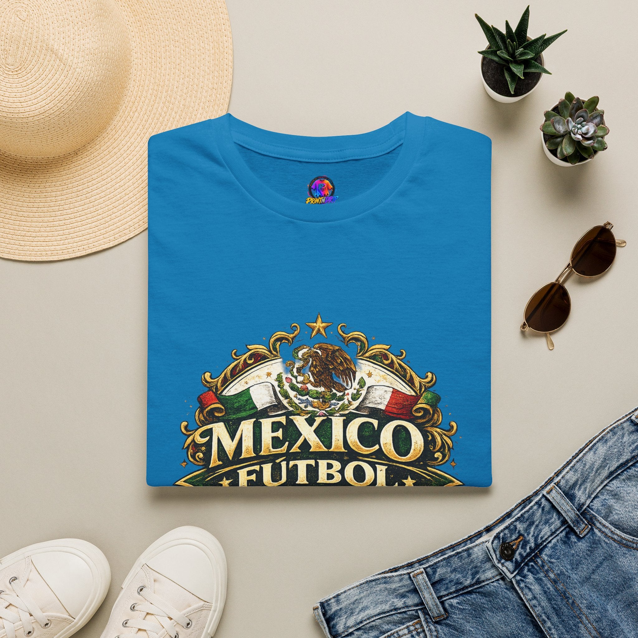 Mexico Fútbol Orgullo T-Shirt — Mexican Soccer Pride Graphic Tee