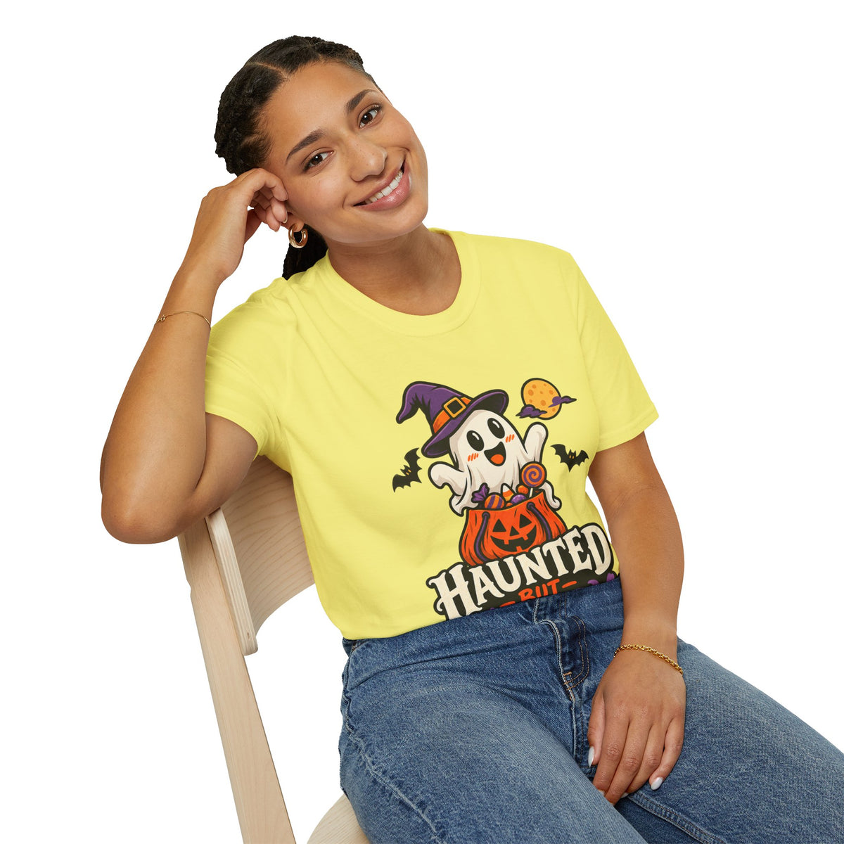 Haunted But Happy Halloween T-Shirt