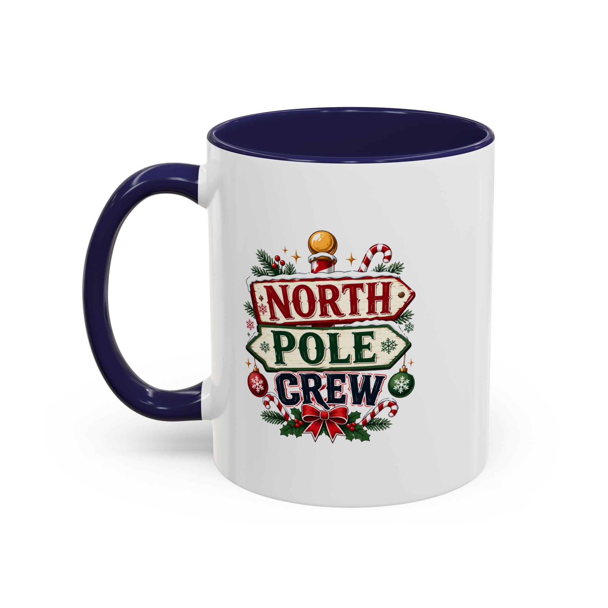 Accent Coffee Mug North Pole Crew
