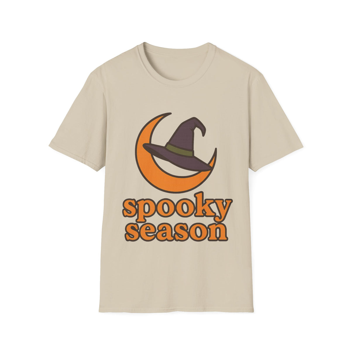 Spooky Season T-Shirt — Witch Hat & Moon Halloween Tee - Trending Now - August 2026