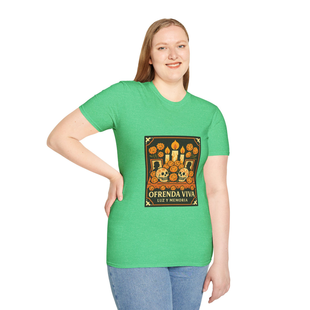 Day of the Dead T-Shirt — 'Ofrenda Viva' Calavera Altar Design - Trending Now - October 2026