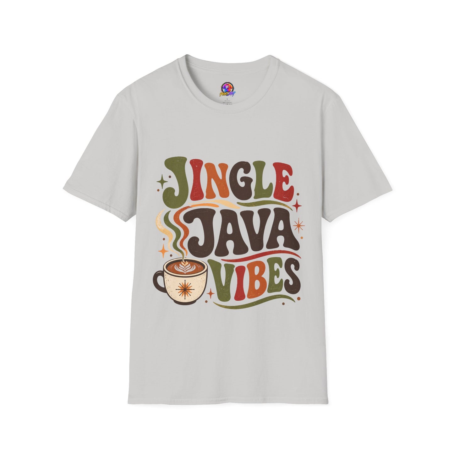 Retro "Jingle Java Vibes" T-Shirt