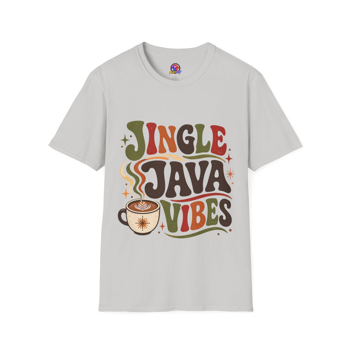Retro "Jingle Java Vibes" T-Shirt