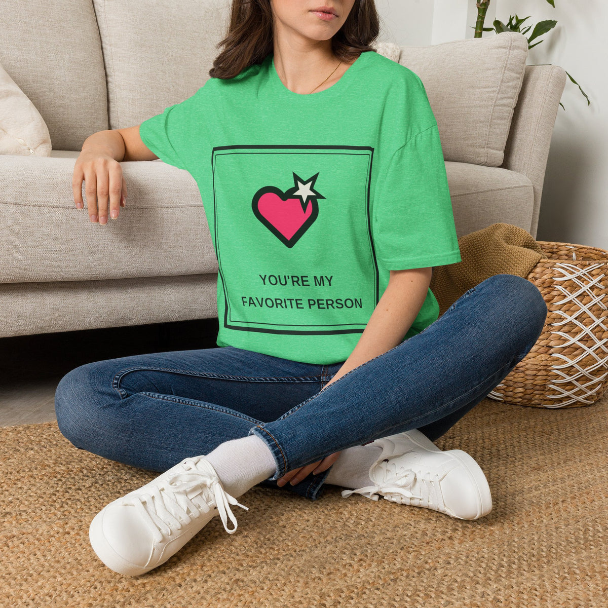 T‑Shirt — "You're My Favorite Person" Heart Graphic Tee - Trending Now - August 2026