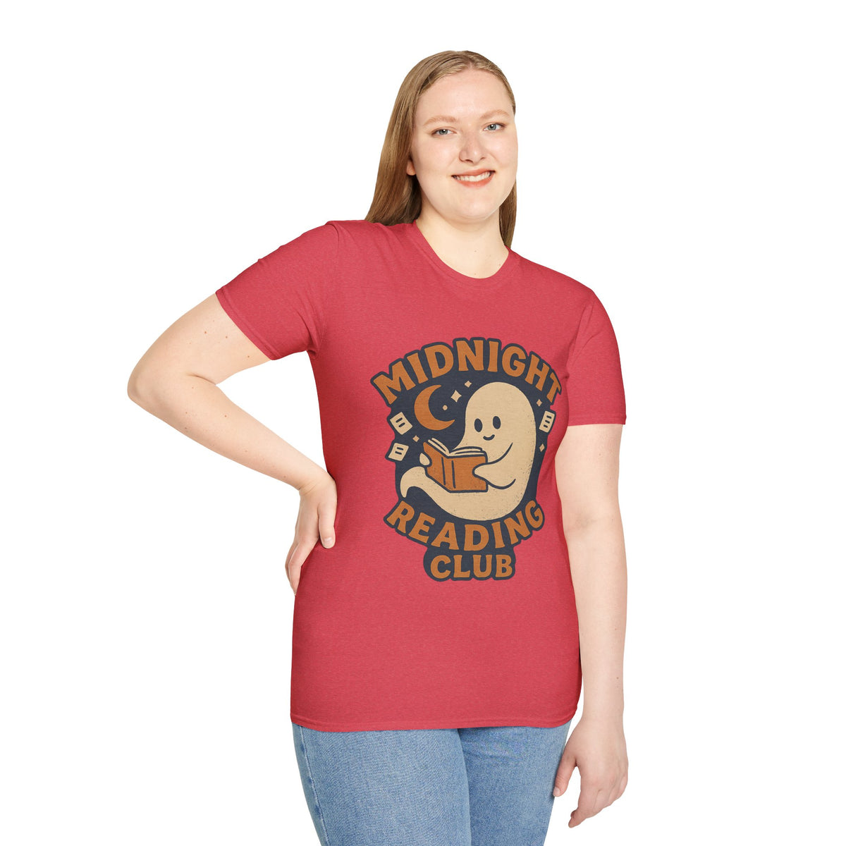 Midnight Reading Club T-Shirt — Cute Ghost Booklover Tee - Trending Now - August 2026