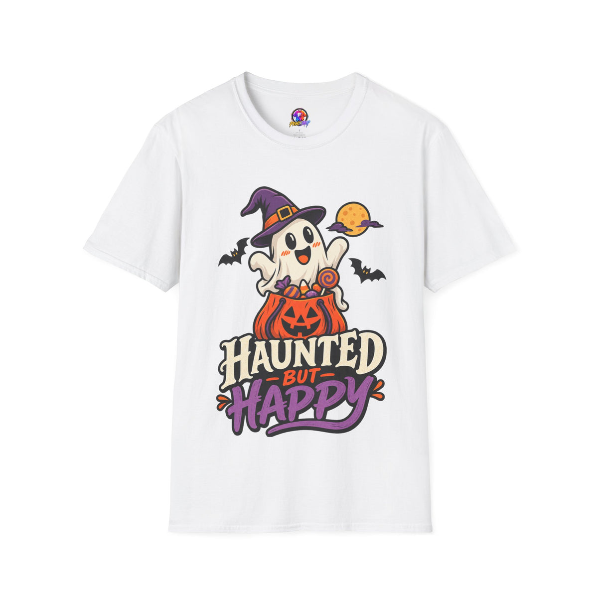 Haunted But Happy Halloween T-Shirt