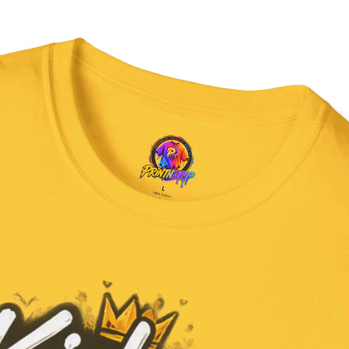 Childhood Cancer Awareness T-Shirt — "Kids Fight the Toughest Battles" Gold Ribbon