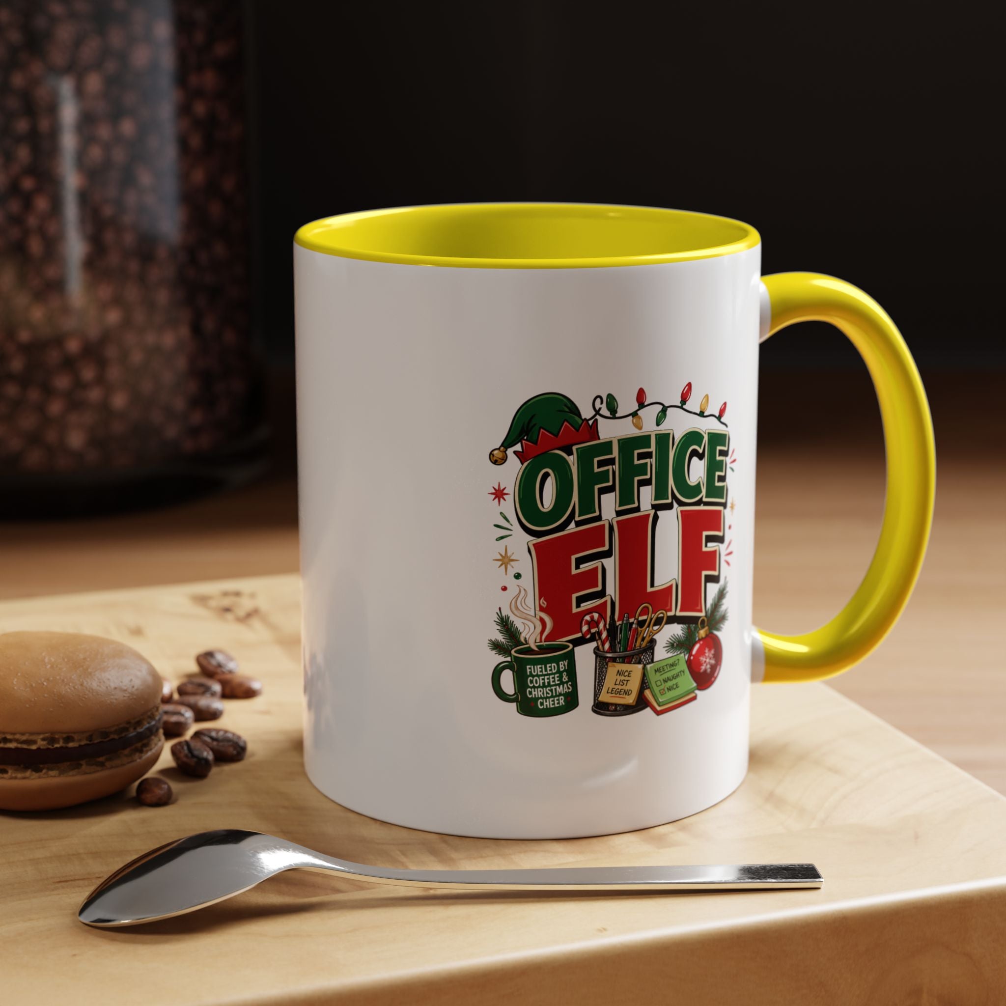 Accent Coffee Mug Office Elf