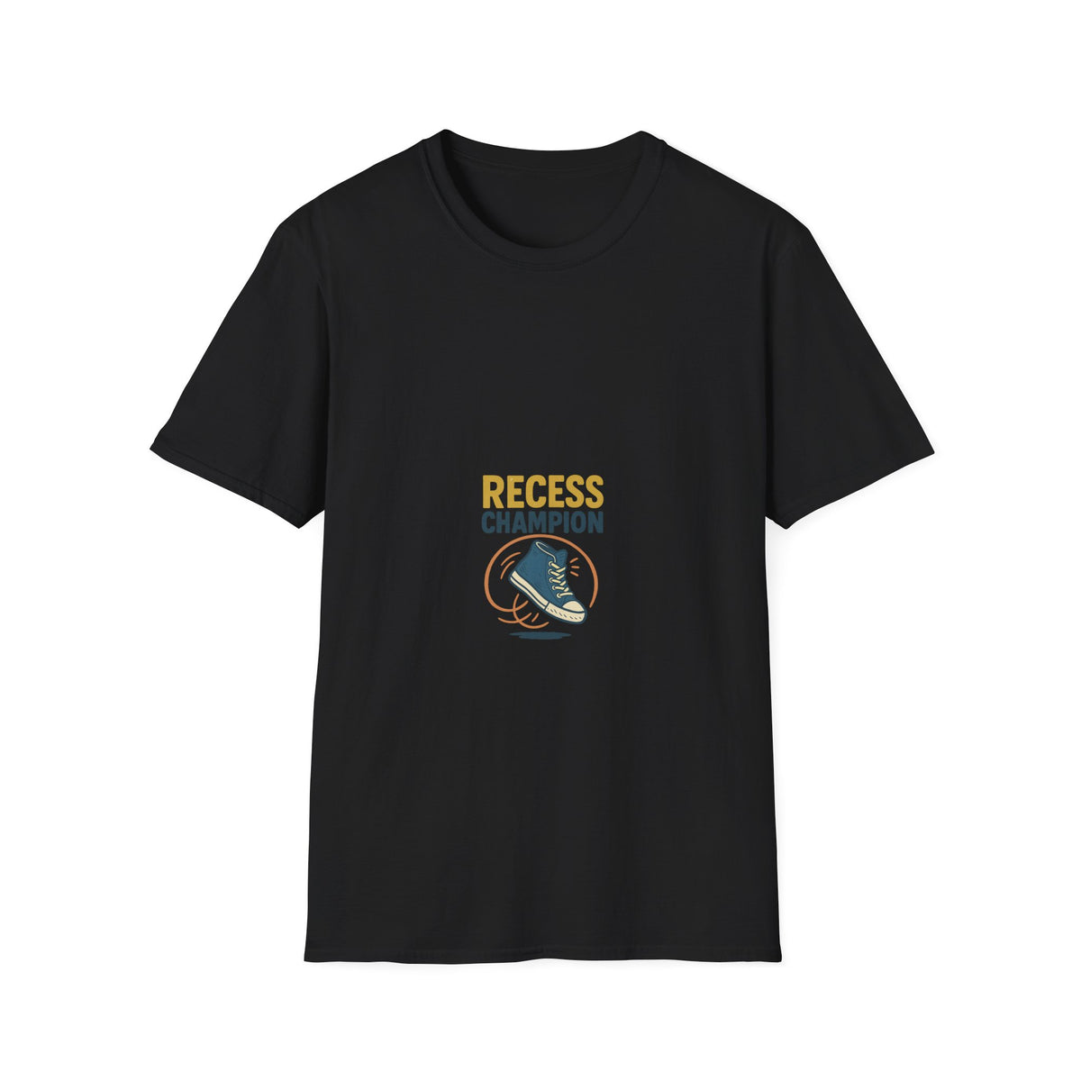 "Recess Champion" Retro Sneaker Tee | Funny School Sports T-Shirt - Trending Now - September 2026