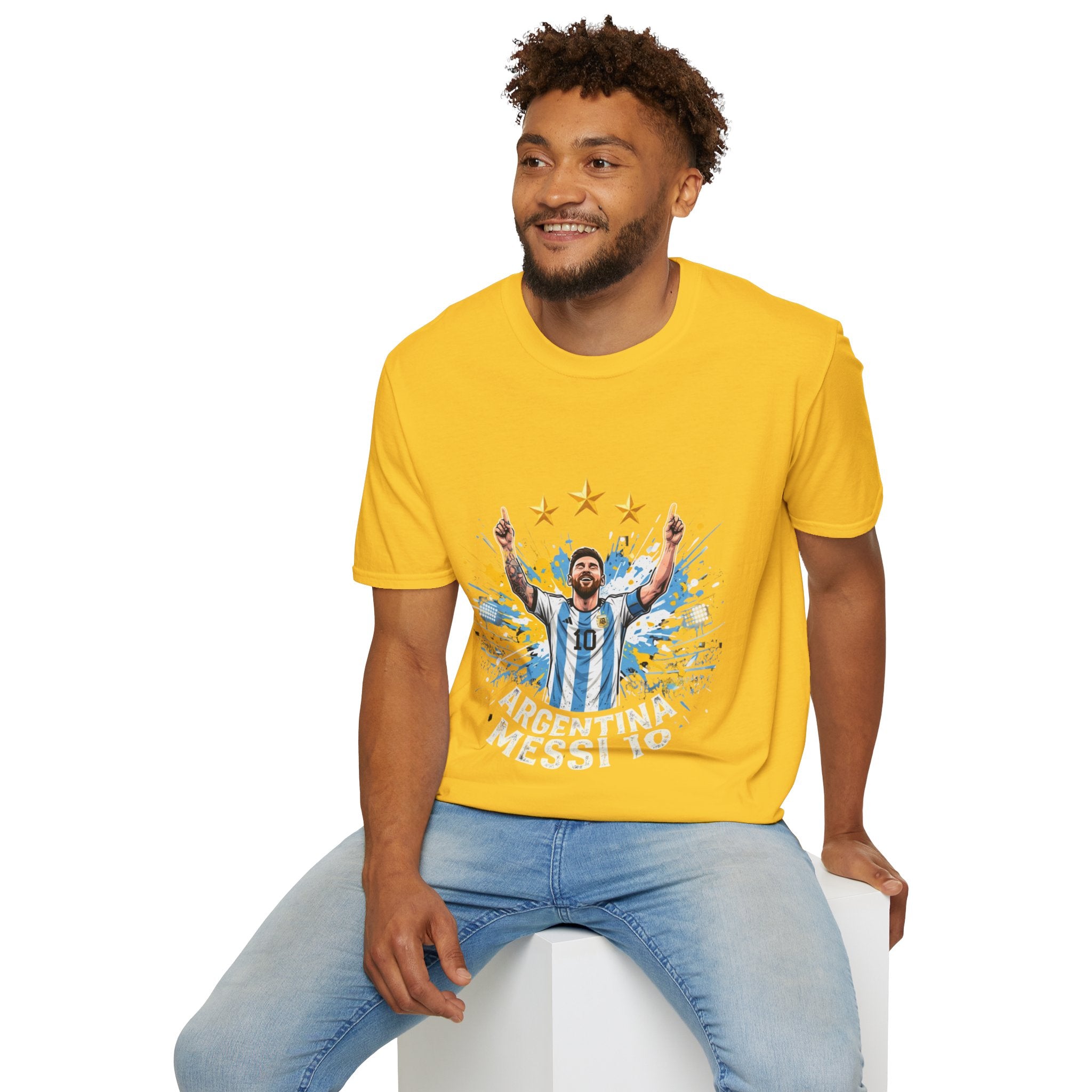 Argentina Messi  Soccer T‑Shirt — Argentina Messi 10 Fan Tee