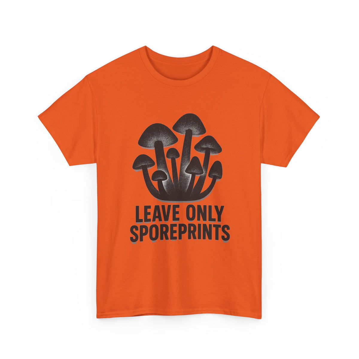 Mushroom Tee — "Leave Only Sporeprints" Eco Nature Graphic Shirt - Trending Now - August 2026