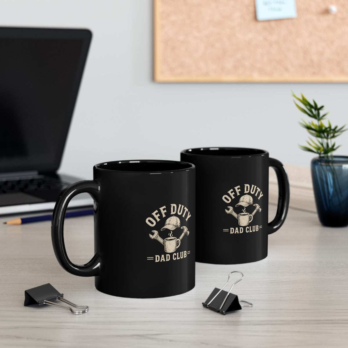 Milo Bailey Dog Dad Mom Black Mug