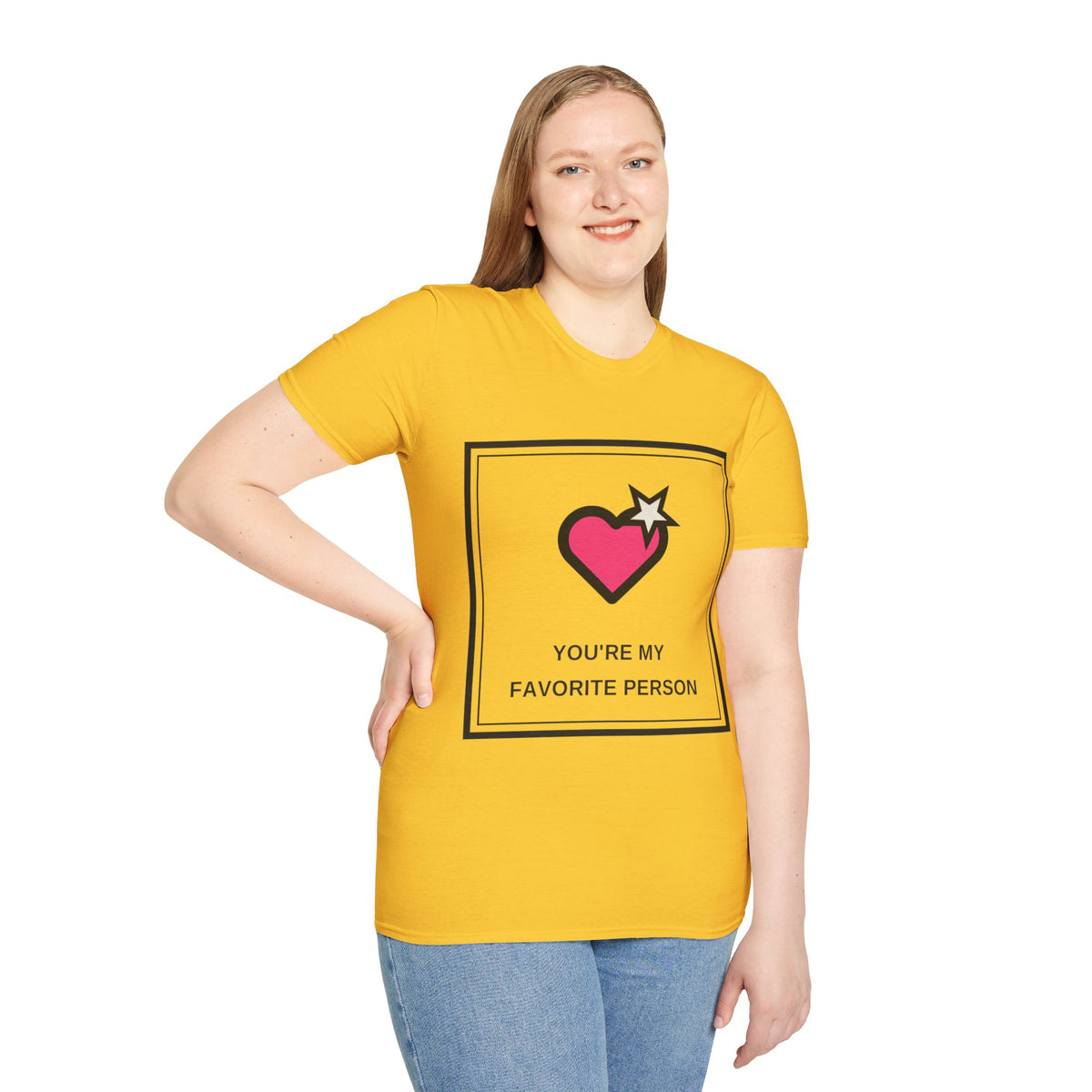 T‑Shirt — "You're My Favorite Person" Heart Graphic Tee - Trending Now - August 2026