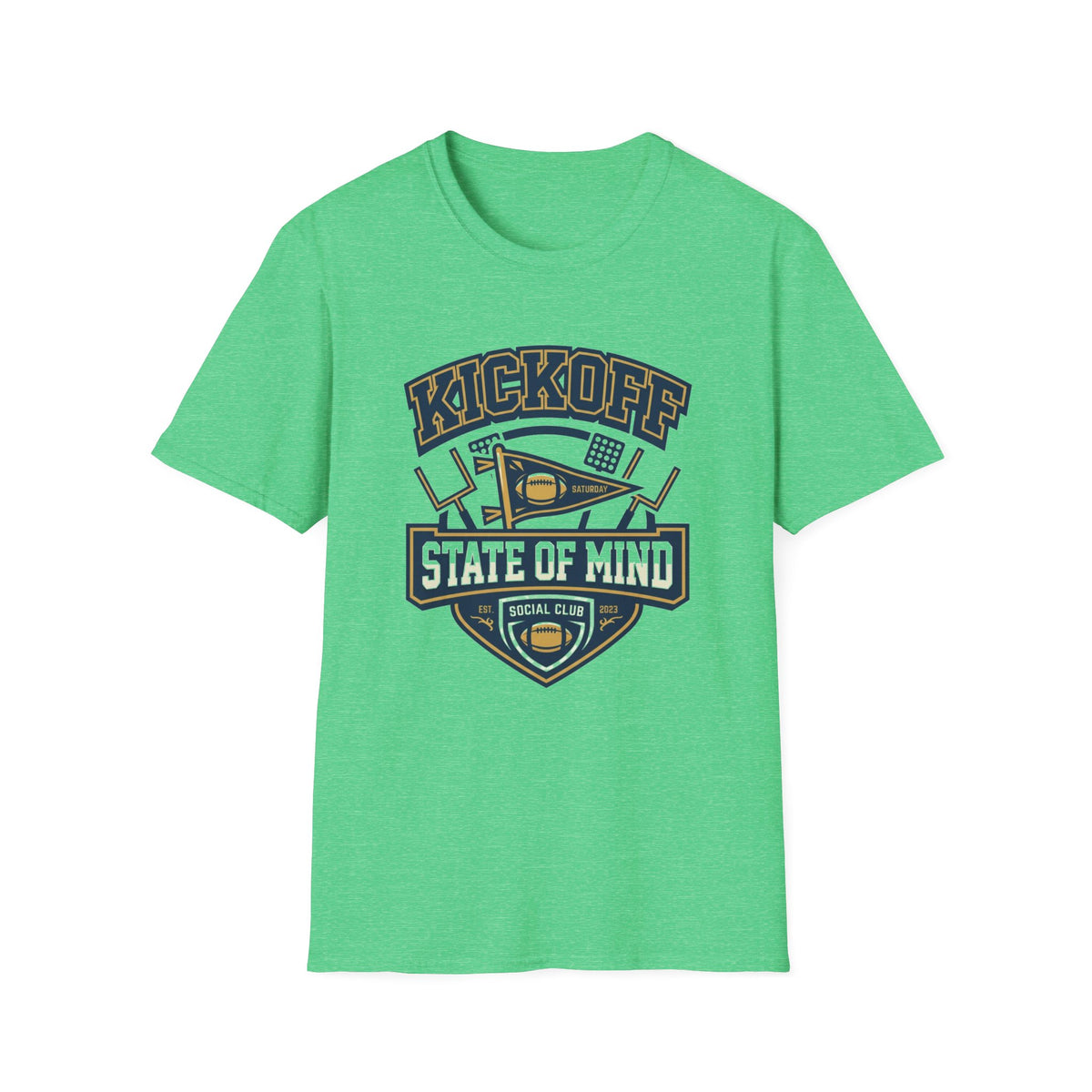 Kickoff Football Shield T‑Shirt — Game Day Vintage Style - Trending Now - August 2026