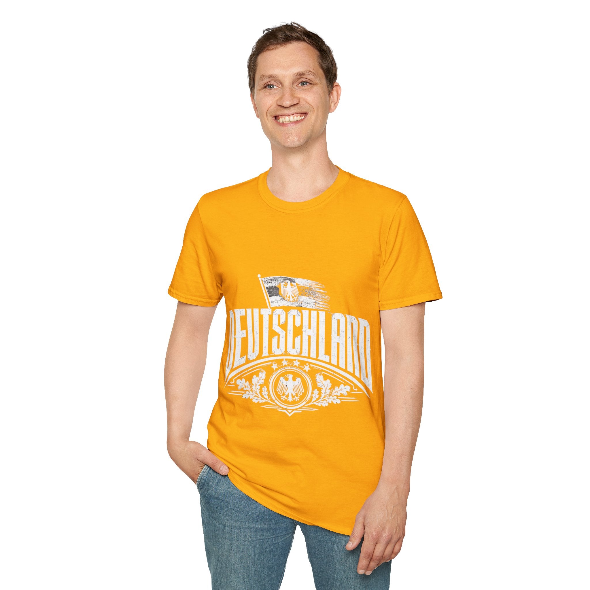 Germany Deutschland T-Shirt — Vintage German Crest Soccer Fan Tee