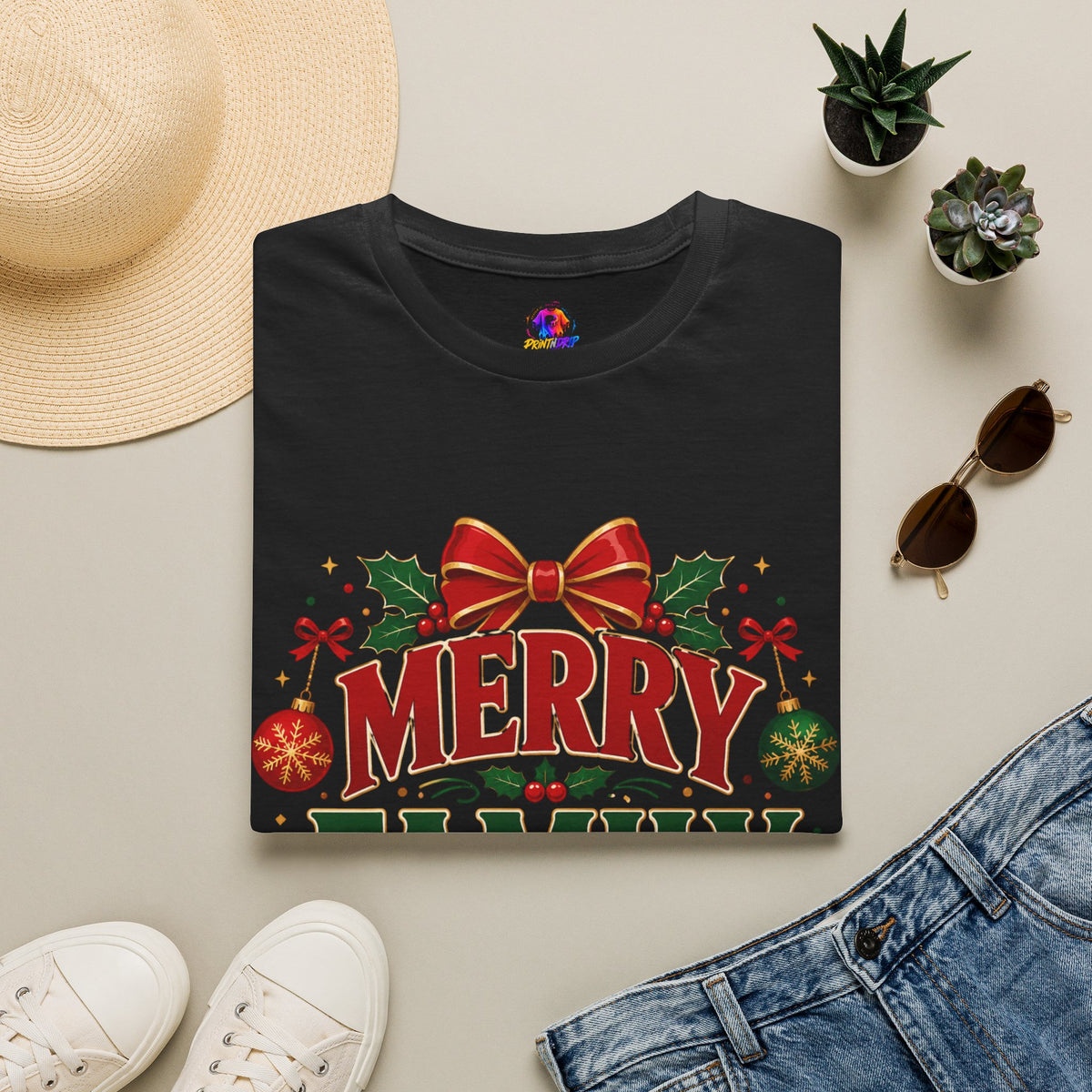 Merry Family Club Christmas T-Shirt