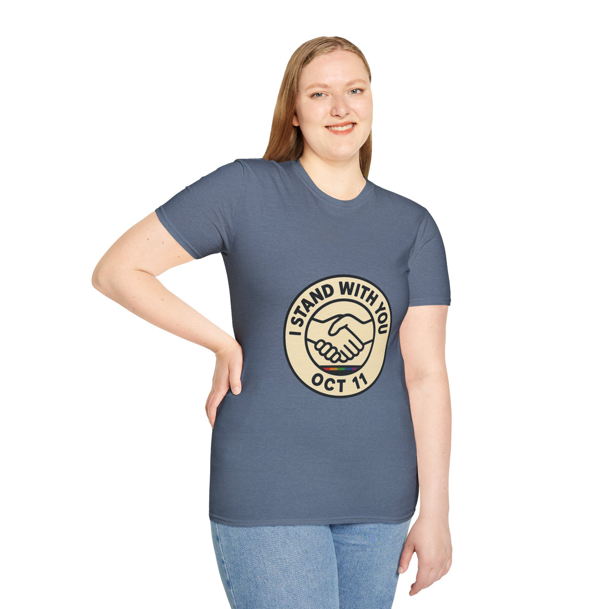 I Stand With You Oct 11 T‑Shirt — Solidarity Handshake Tee - Trending Now - October 2026
