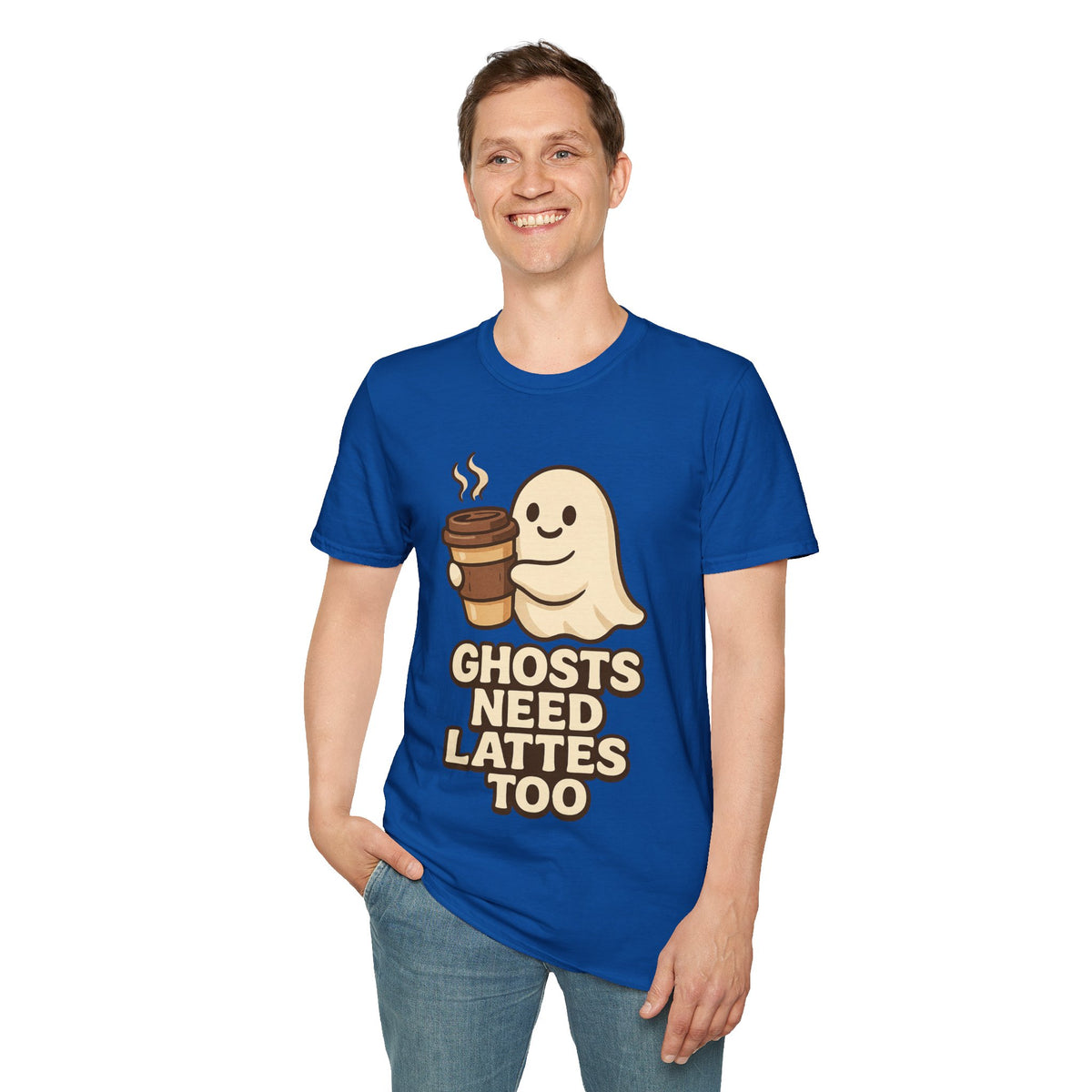 Ghosts Need Lattes Too T-Shirt - Trending Now - August 2026