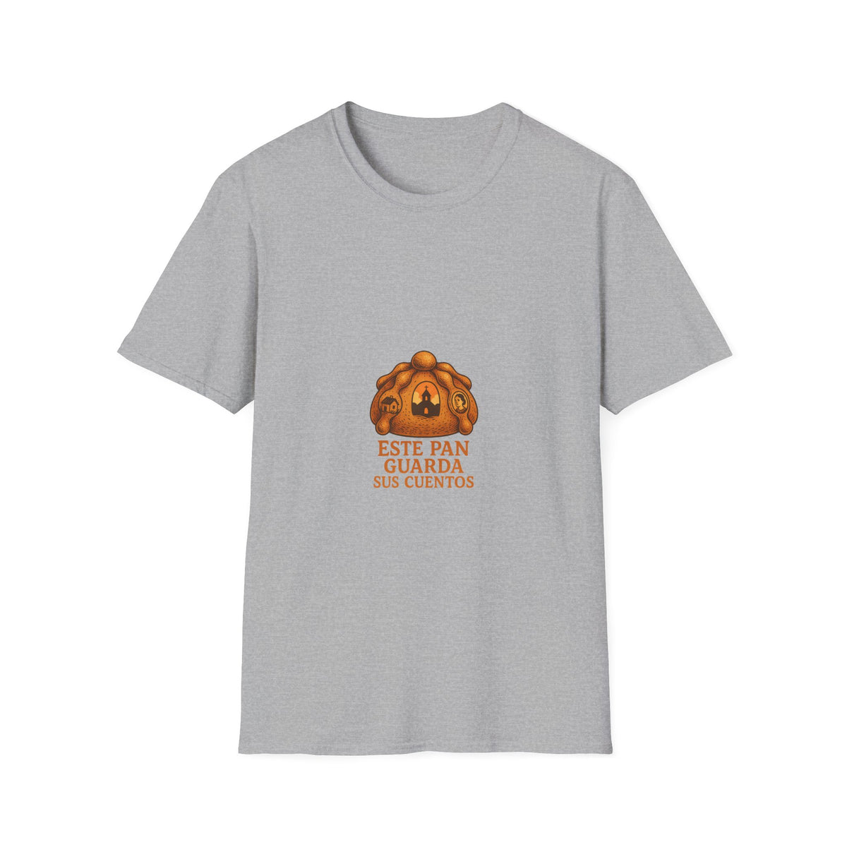 T-Shirt — 'Este Pan Guarda Sus Cuentos' Concha/Pan Dulce Design - Trending Now - October 2026