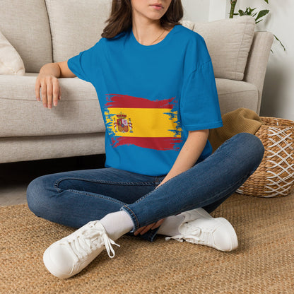 Spain Flag T-Shirt — Distressed Spanish Flag Graphic Tee