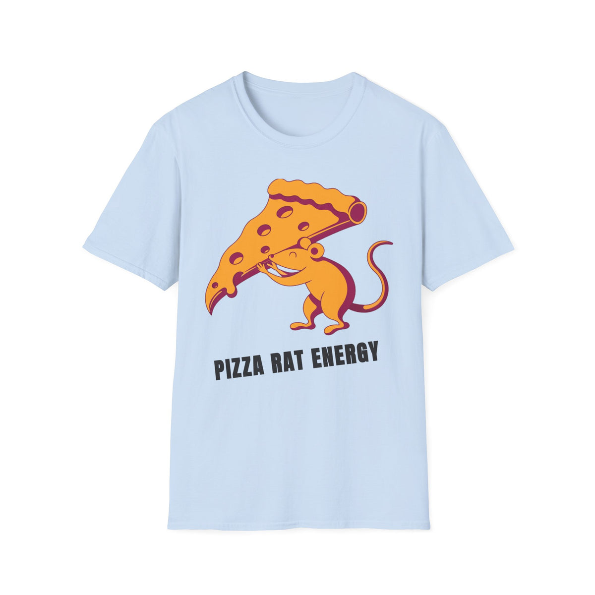 Pizza Rat Energy T-Shirt — Funny Pizza Slice & Rat Graphic Tee - Trending Now - September 2026