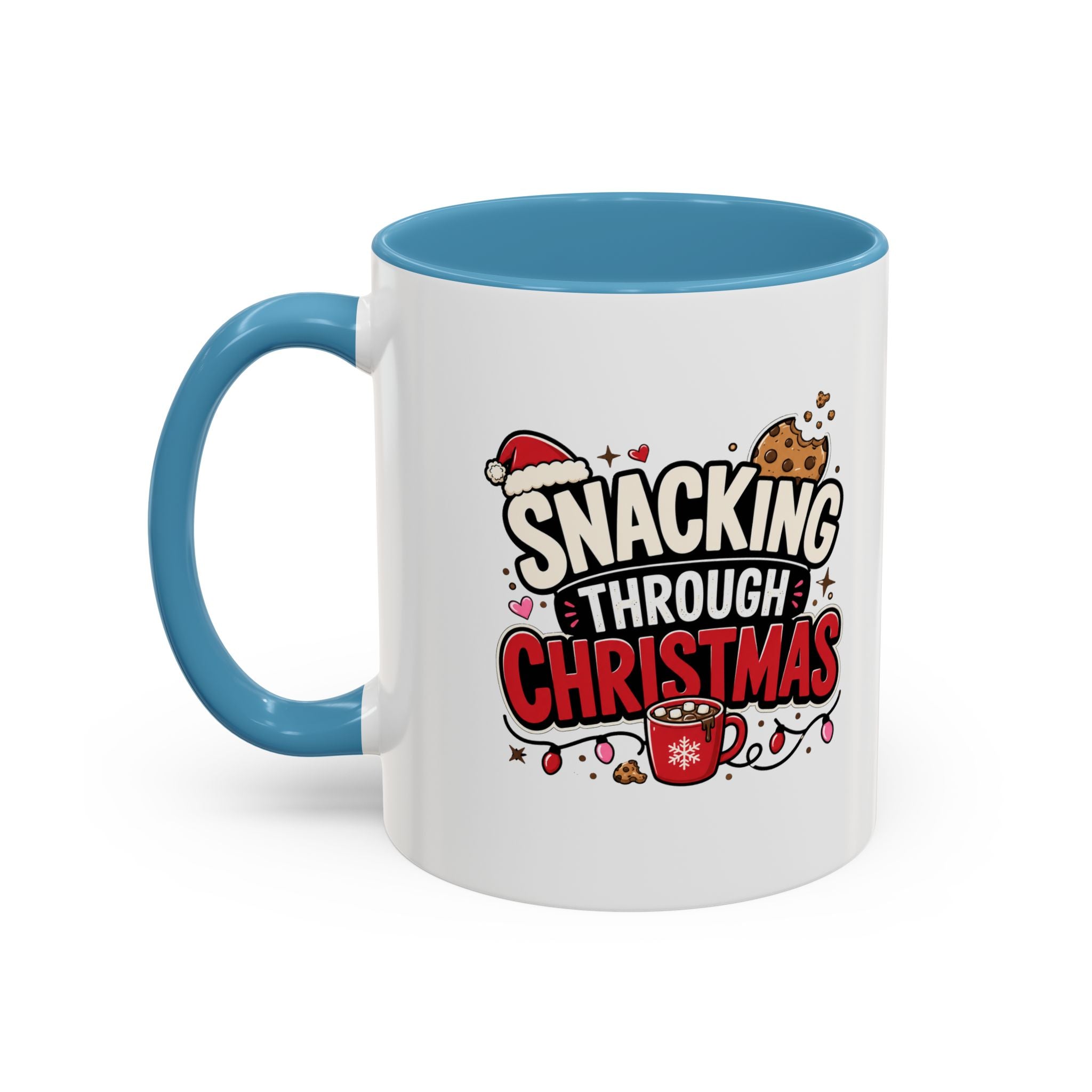 Modern Day Christmas Snacking Through Christmas Coffee Mug