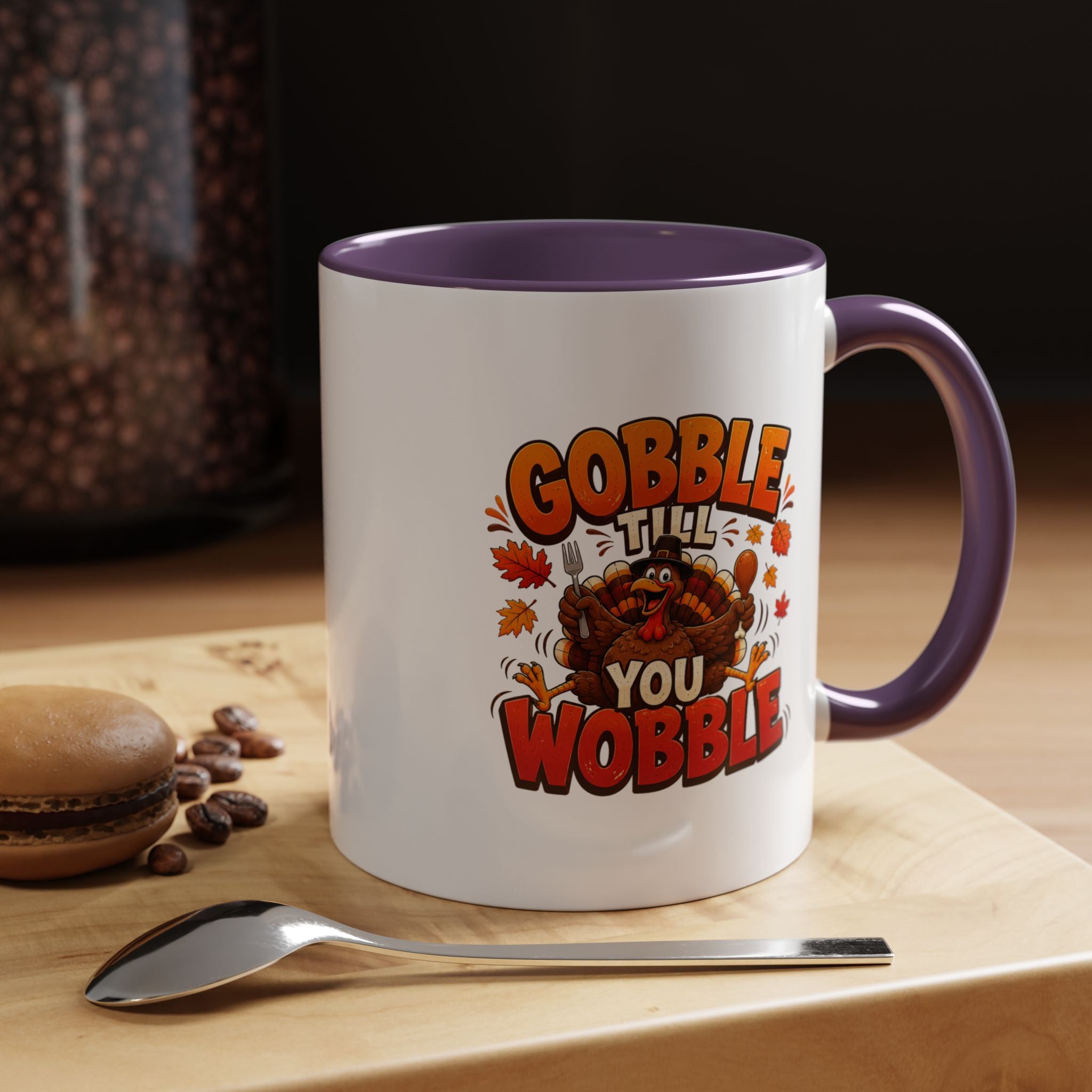 Thanksgiving Mug Gobble ’Til You Wobble Thanksgiving Coffee Mug