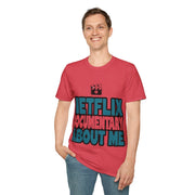 Netflix Documentary About Me Blue Block Bubble Font T-Shirt - Y2K Pop Culture Graphic Tee - Trending Now - September 2026