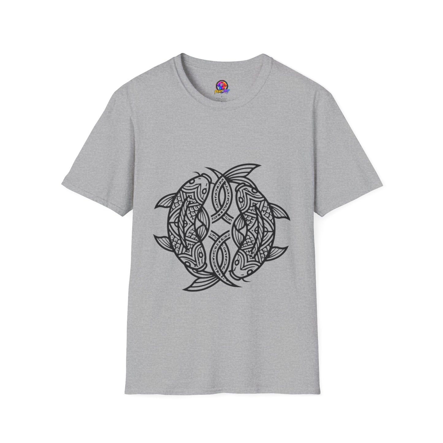 T-Shirt — Intricate Tribal Turtle Line Art Graphic Tee
