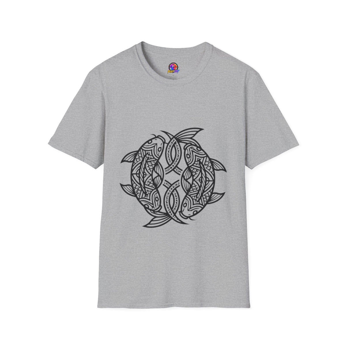 T-Shirt — Intricate Tribal Turtle Line Art Graphic Tee