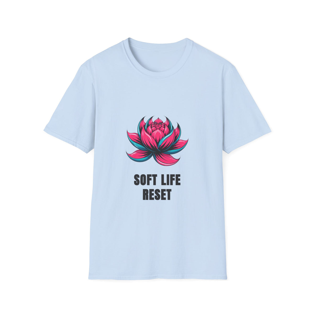 Lotus Graphic T-Shirt — 'Soft Life Reset' Relaxed Tee - Trending Now - August 2026