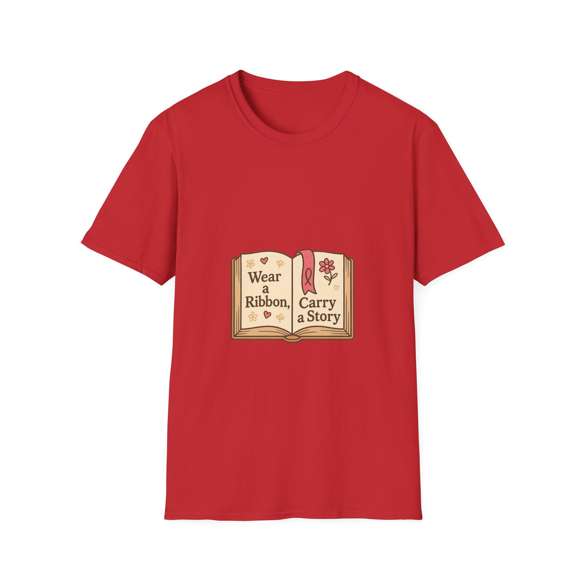 Book Lover T‑Shirt — "Wear a Ribbon, Carry a Story" Vintage Open Book Design - Trending Now - October 2026