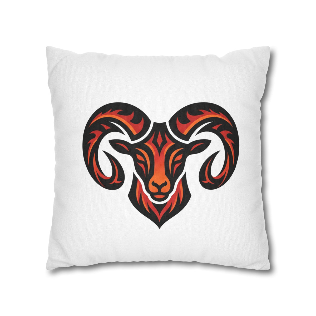 Aries Fiery Ram Head Pillowcase