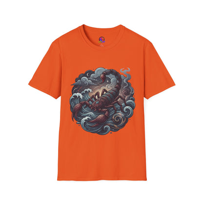 Scorpion Wave T-Shirt — Nautical Tattoo-Inspired Sea Scorpion Design