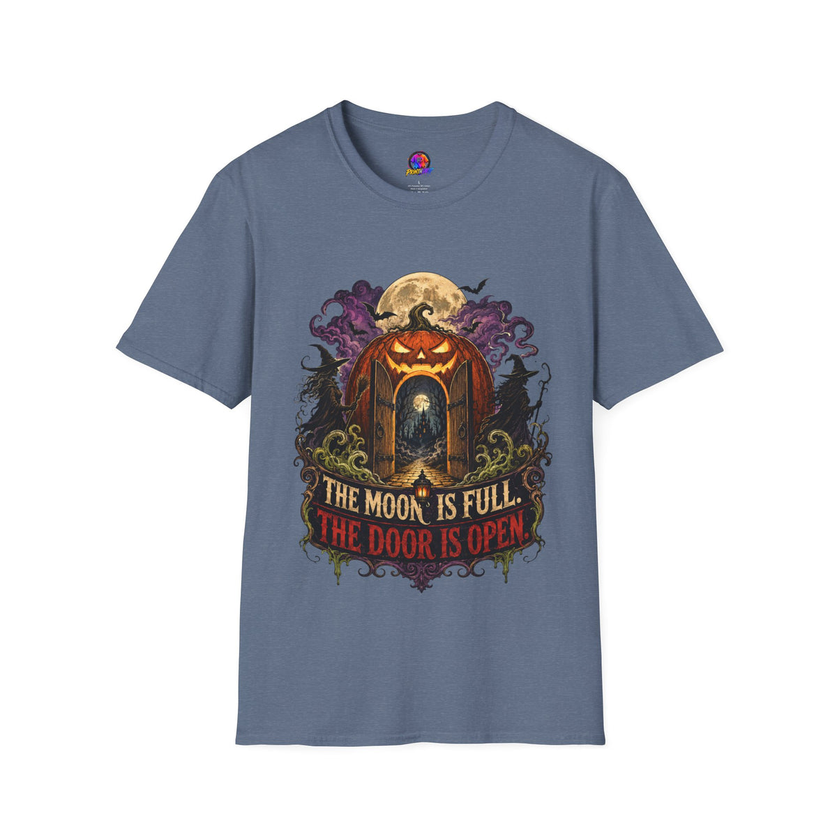 Halloween The Moon Is Full Unisex Softstyle T-Shirt