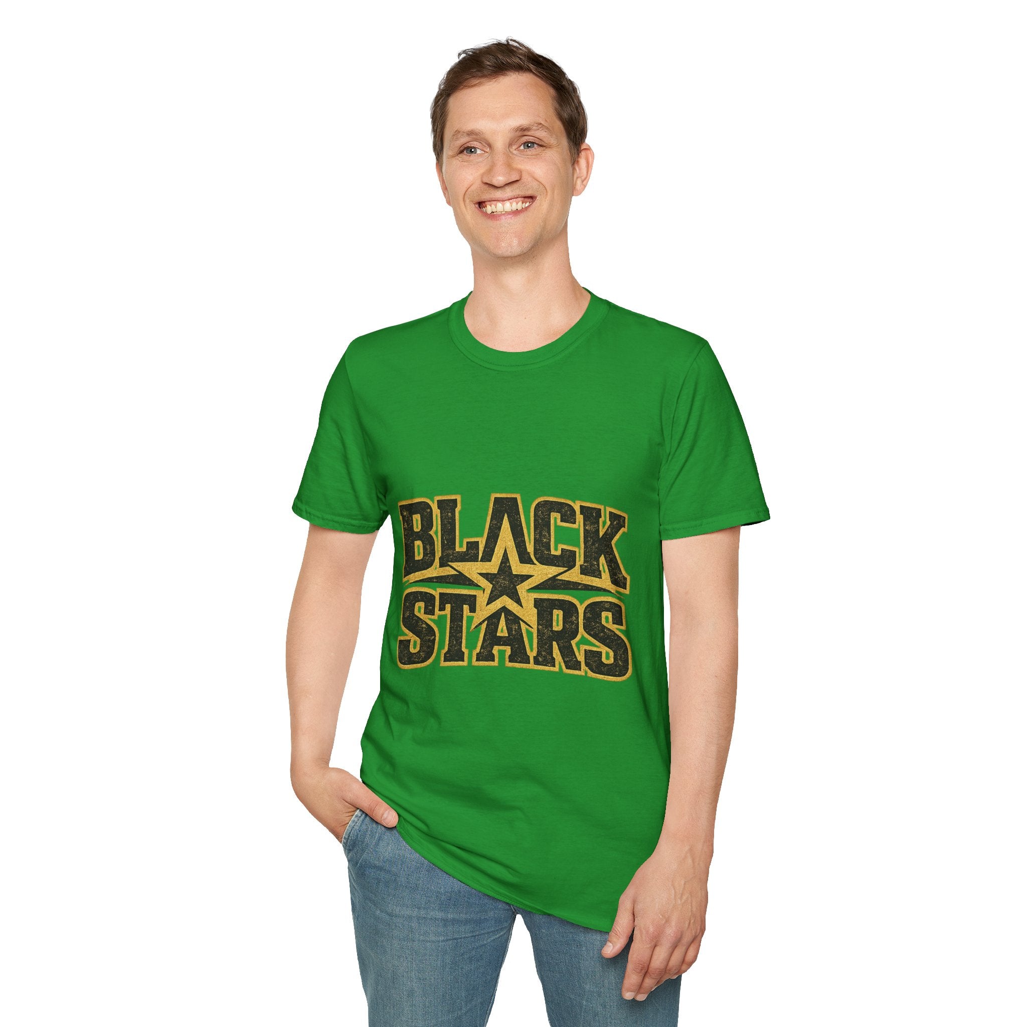 Ghana Black Stars T-Shirt — Bold Vintage Star Logo Tee