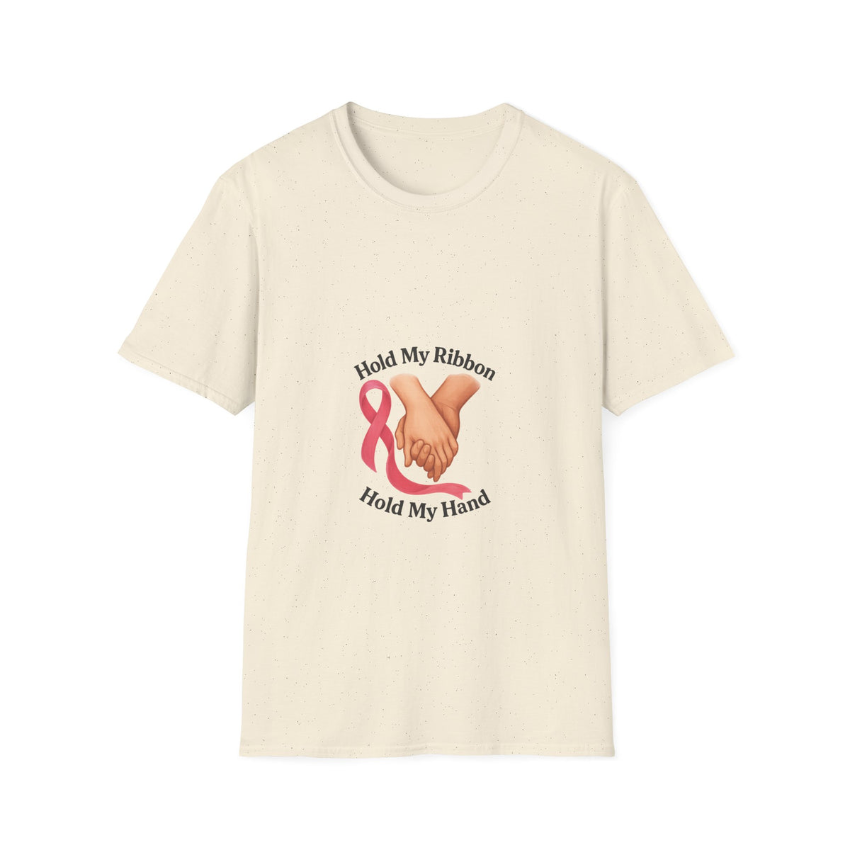 Breast Cancer Awareness T-Shirt — "Hold My Ribbon, Hold My Hand" - Trending Now - October 2026