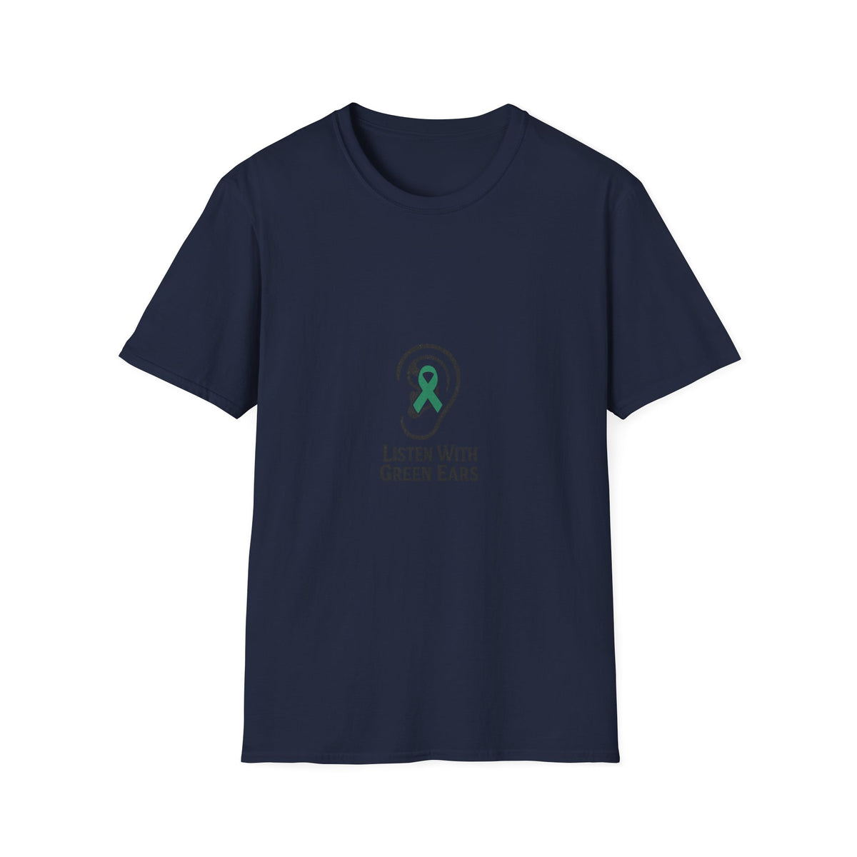 Listen With Green Ears Graphic Tee, Funny Mental Health Awareness T-Shirt - Trending Now - September 2026