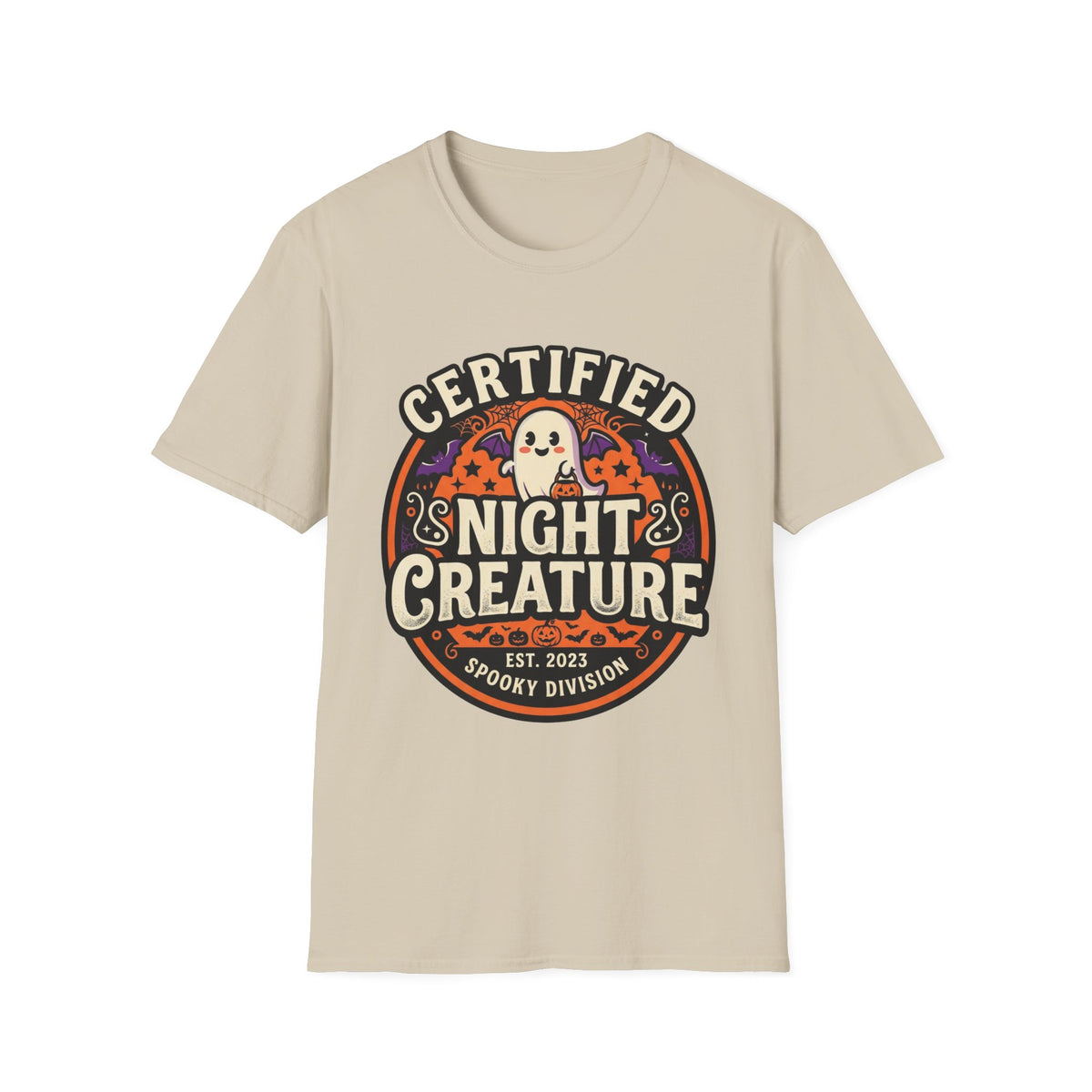 Certified Night Creature T-Shirt – Funny Halloween Bat Lover Tee - Trending Now - August 2026