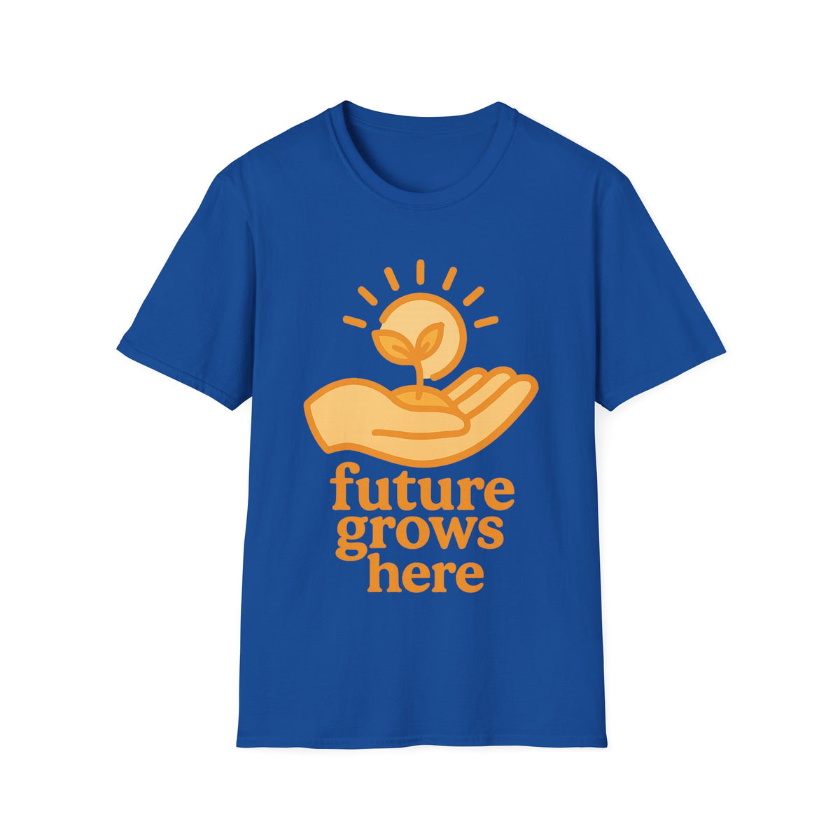 T-Shirt — "Future Grows Here" Sunseed Graphic - Trending Now - September 2026