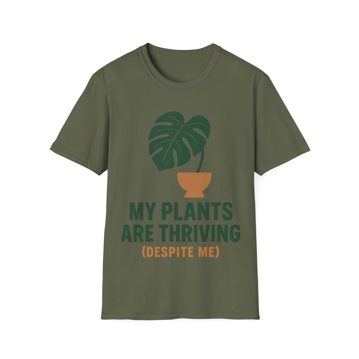Plant Lover T-Shirt — 'My Plants Are Thriving, Therapy Not' Potted Monstera Tee - Trending Now - September 2026