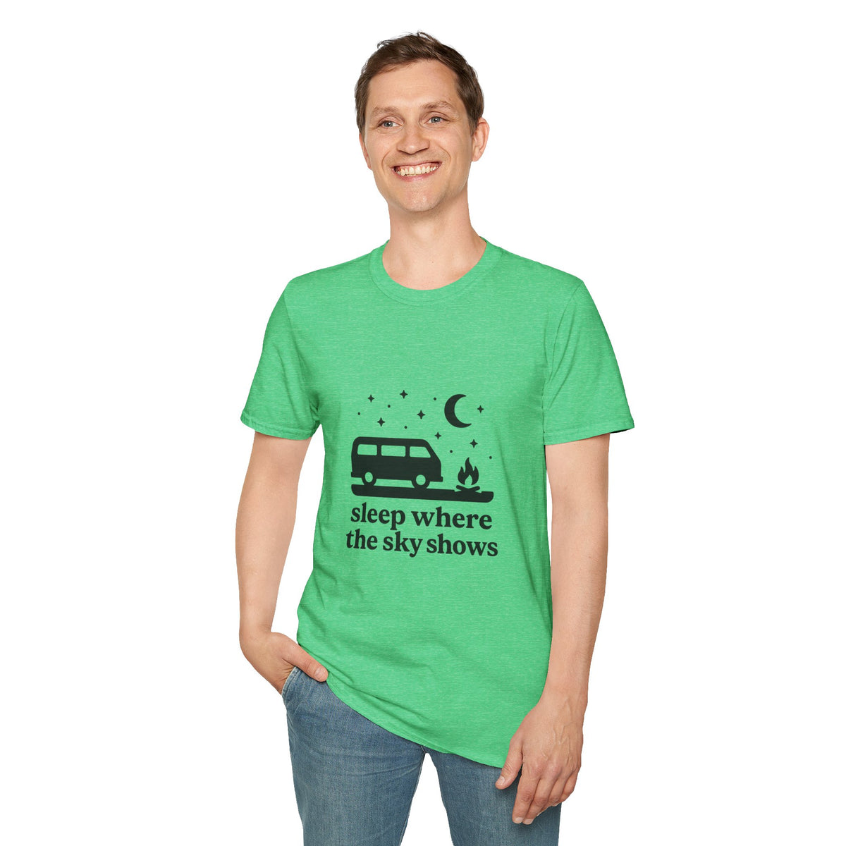 Retro Camper Night Sky T-Shirt - Trending Now - August 2026